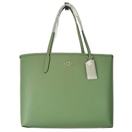 Borsa shopper Coach City in pelle verde