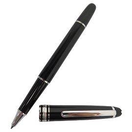 MONTBLANC CLASSIC PLATINUM KUGELSCHREIBER 132445 SCHWARZER HARZ-TOLLER