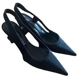 Sapatos Slingback Sergio Rossi Pretos
