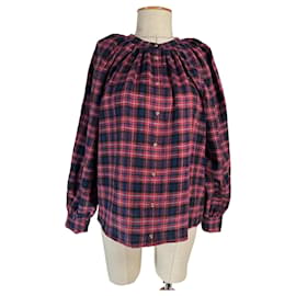 SéZane Chemise Lealys à carreaux en lin