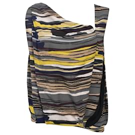 Balenciaga Gestreiftes ärmelloses Top aus mehrfarbigem Polyester