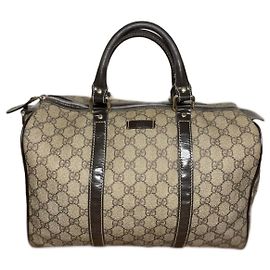 Borsa Gucci Boston Monogramma GG Marrone Beige