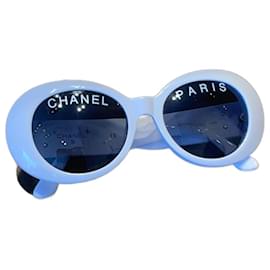 Gafas de sol Chanel Blancas de Plástico