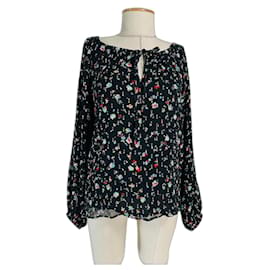 Top de seda SéZane multicolor