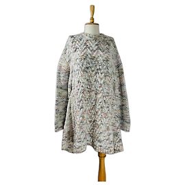 Henrik Vibskov Oversize Poncho Pullover Wolle