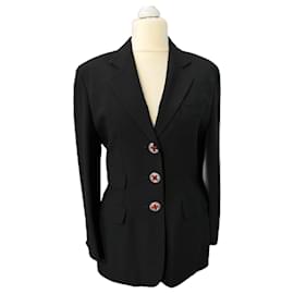 Moschino Couture Jacke dunkelblau aus Acetat - Autre Marque