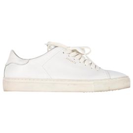 Axel Arigato Clean 90' Low Top Sneakers in White Leather