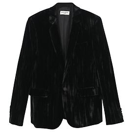 Blazer Saint Laurent in velluto nero