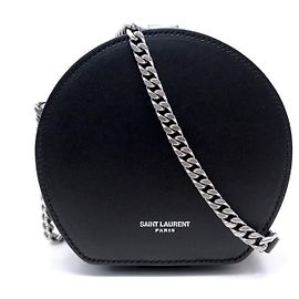 NEW SAINT LAURENT MICA MINI POUCH 552553 BORSA A TRACOLLA IN PELLE NERA