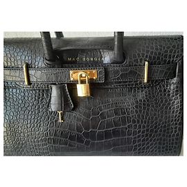 Borsa Mac DOUGLAS PYLA ROMY nuova in pelle di bufalo effetto coccodrillo
