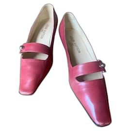 Louis Vuitton Pumps Rosa Leder