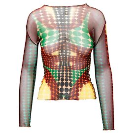 Top de malla Cyberdot de Jean Paul Gaultier