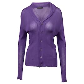 Prada Seidengeripptes Top