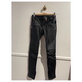 BALMAIN Hose T.FR 34 Leder
