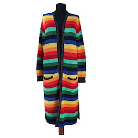 Gestreifter Regenbogen Cardigan aus Baumwolle - Autre Marque