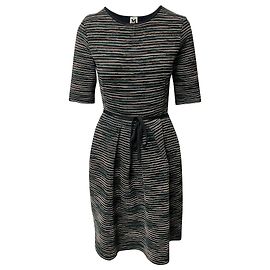 M Missoni – Strickkleid mit Taillenband aus mehrfarbiger Viskose