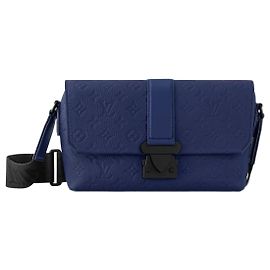 Louis Vuitton LV Cape messenger Taurillion Sapphire
