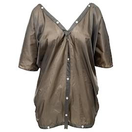 Jil Sander Halbtransparentes Nylon-Top