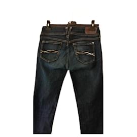 Tommy Hilfiger Vaqueros Rectos de Talle Bajo Azules