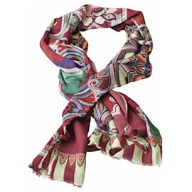 Bufanda Bella Ballou de lana estampado paisley multicolor - Autre Marque