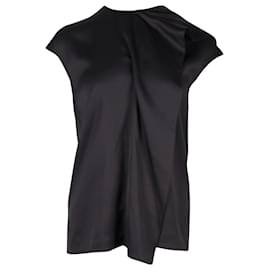 Blusa sin mangas Hermès en seda negra