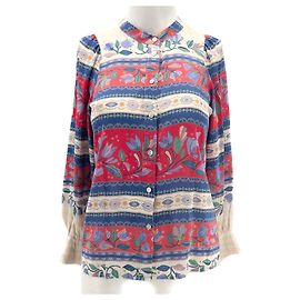 Antik Batik Tops T.International XS Seide
