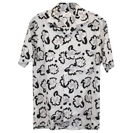 m. P. Chemise imprimée en coton blanc - Autre Marque