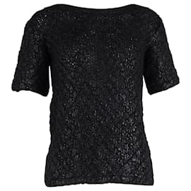 Moncler Top de punto Maglioni Tricot Girocollo en lana negra