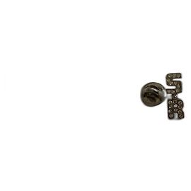 Spilla Sonia Rykiel Monogramma in Acciaio