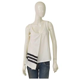 Top asimétrico blanco Y-3 Adidas Yohji Yamamoto