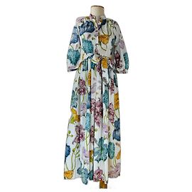 Autre Marque Hayley Menzies Vestido camisero Carmen de algodón orgánico floral