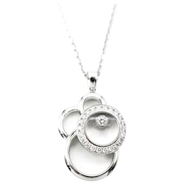 Colgante Happy Diamonds de oro blanco y diamantes Chopard
