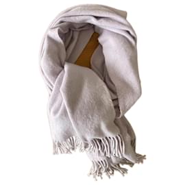 Hermès Schal aus Kaschmir Rosa