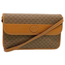 GUCCI Micro GG Supreme Umhängetasche PVC-Leder Beige 004 904 0261 Auth ep4329