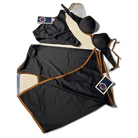 Autre Marque Bañador de dos piezas La Perla Marvel Sensualid Negro