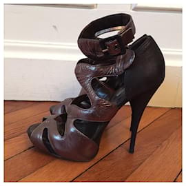 ROBERTO CAVALLI Sandali T.EU 38 Pelle - Roberto Cavalli
