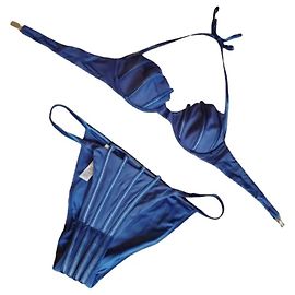 La Perla Graphic Couture Badeanzug Blau 44 FR