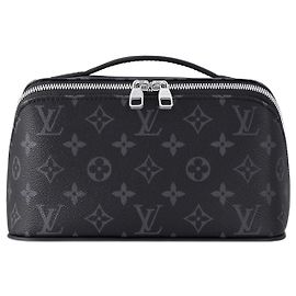 Louis Vuitton Bolso de tocador LV nuevo de lona negra