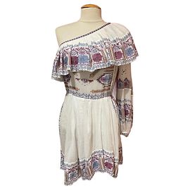 Vestido Colbie Isabel Marant em voile de algodão bordado