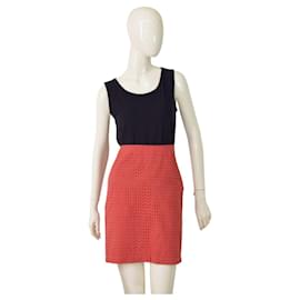 Max Studio Minifalda de algodón roja bordada - Max Mara
