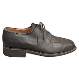 Scarpe Derby Paraboot in pelle marrone scuro
