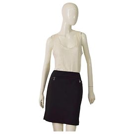 Autre Marque Laundry by Shelli Segal Schwarzer Minirock aus Polyester