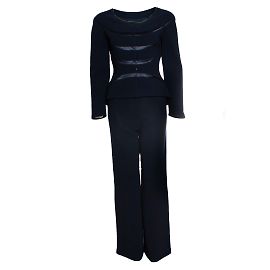 Thierry Mugler,  Marineblauer Anzug
