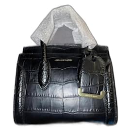 Alexander McQueen Heroine 21 Handtasche aus schwarzem Leder - Alexander Mcqueen
