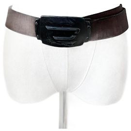 Cintura Diesel con fibbia logo in metallo