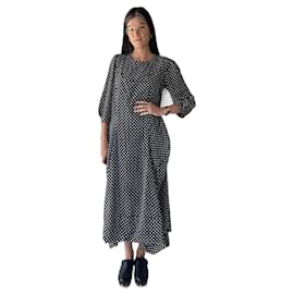 Comme Des Garcons vestido de seda Comme des Garçons
