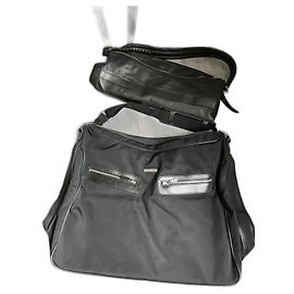 Borsone da viaggio autentico Gucci in nylon nero