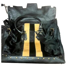 Borsa Gucci Boston in vitello granaio Haraco x Tom Ford nero viaggio raro e vintage