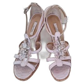 By Malene Birger Sandali in pelle esotica MALENE BIRGER viola pastello 39 + scatola