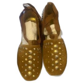 Espadrillas Jimmy Choo in Pelle Marrone Chiaro 37